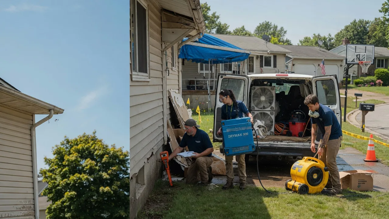 Ceiling Leak Cleanup in Hampton, IA near me